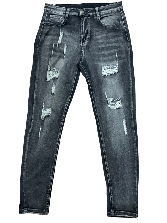 Xhinse Slim Fit të Zeza – Norte Cuervo
