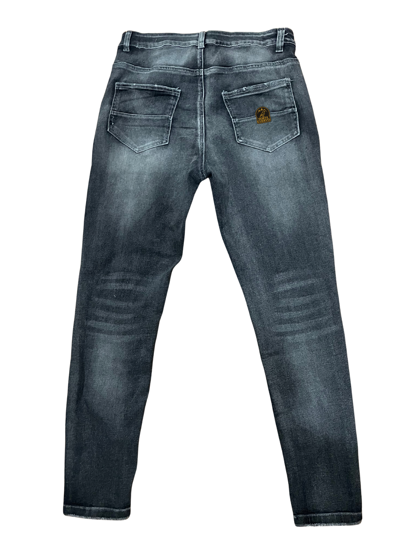 Xhinse Slim Fit të Zeza – Norte Cuervo