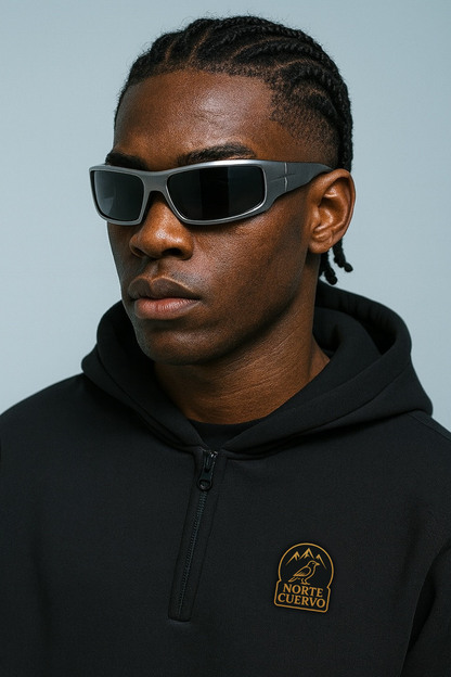 Hoodie i Zi Half Zip – Norte Cuervo