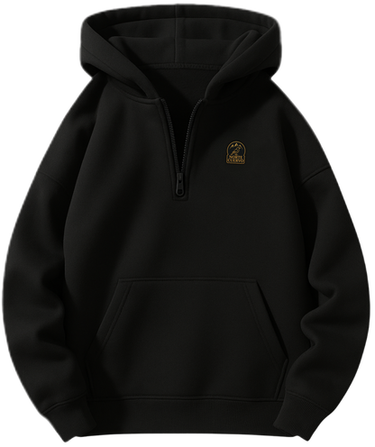 Hoodie i Zi Half Zip – Norte Cuervo